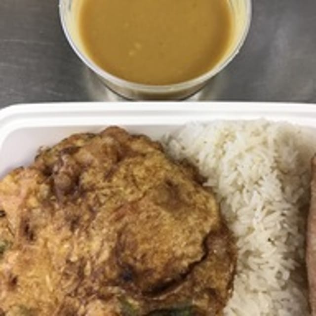 Chicken Egg Foo Young.