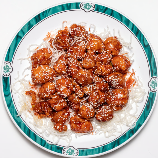 Honey Glazed Sesame Beef.