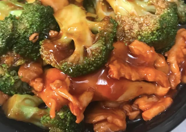 Chicken with Broccoli.